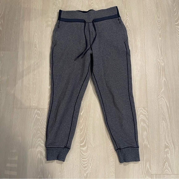 Lululemon Cool & Collected Jogger *28” Heathered Speckled True Navy size 8 - Picture 6 of 15